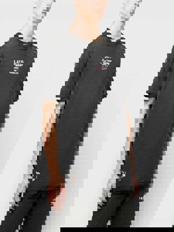 Off-White Wave Off Raw Slim Short Sleeve Tee Black