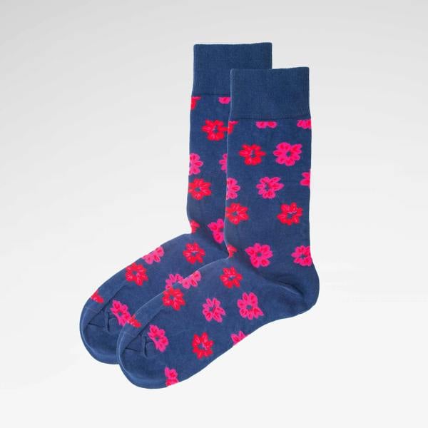 Jemsox Two Flower Mens Socks – Organic Cotton