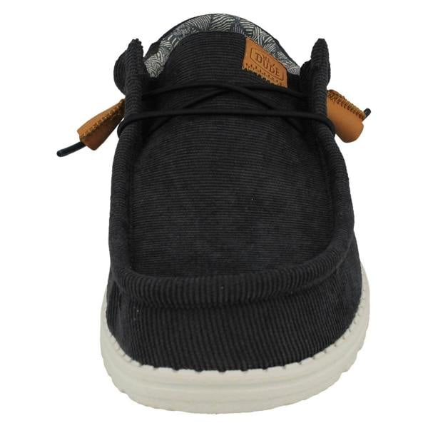 HEYDUDE Mens Hey Dude Deck Style Lace Up Shoe Wally Corduroy