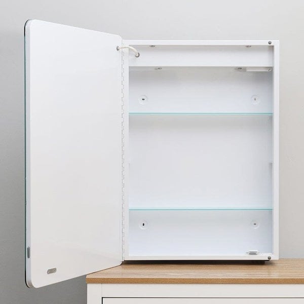 27inch X 20inch LED Illuminated Mirror Cabinet with Sensor Switch