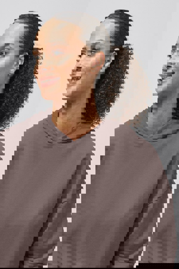 ENORSIA Jersey Hoodie With Elastic Waistband