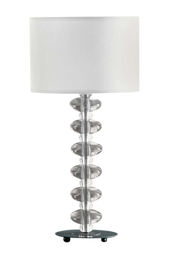 Bobi Bobble White Fabric Shade Lamp