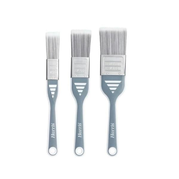 Harris Ultimate Wall And Ceiling Paint Brush Set (Pack Of 3) - Grey - 