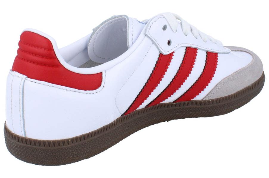 Adidas Originals Samba Og Mens Trainers  IG1025 - White Red Brown IG1025 - Photo 2