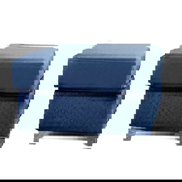 Furnishings For Less Victoria Plush Velvet Footstool