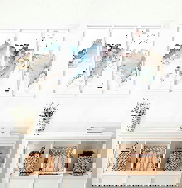 Art prints set of 3 | Japanese Sunset art prints