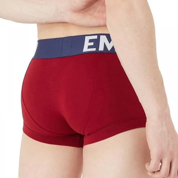 Emporio Armani Mega Logo Trunk, Amaranth