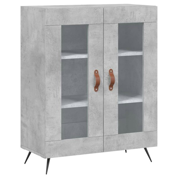 Berkfield Highboard Concrete Grey 69.5x34x180 cm Engineered Wood