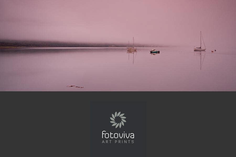 canvas art of loch duich in scotland