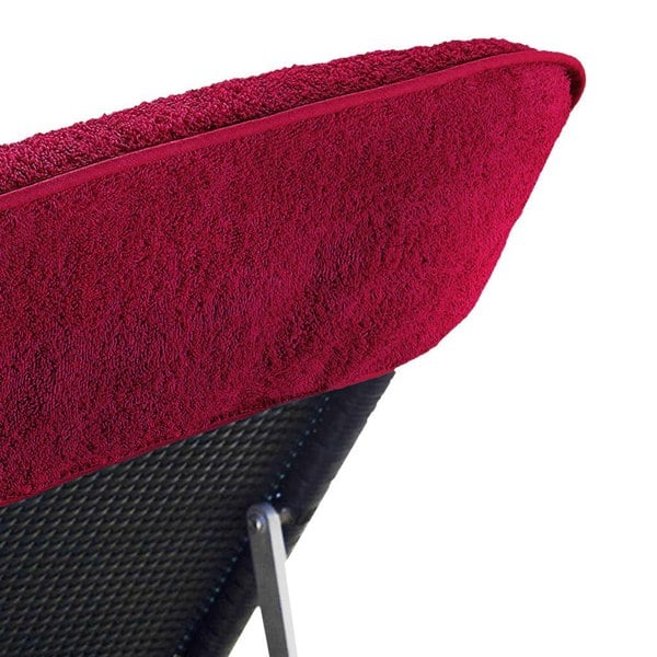 Berkfield Beach Towels 4 pcs Burgundy 60x135 cm Fabric 400 GSM