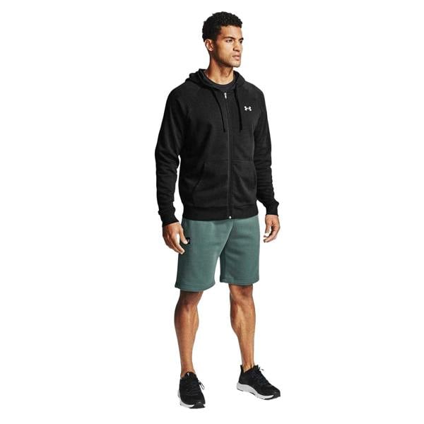 Under Armour Mens Rival Fleece Full Zip Hoodie - Black - 