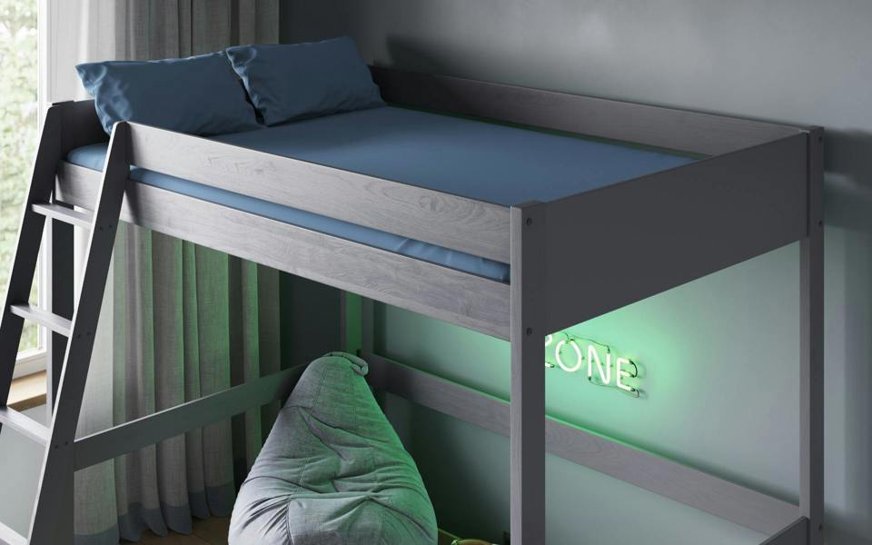 Noomi Tera Solid Wood Small Double High Sleeper (FSC-Certified)