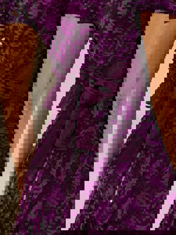 GWD Paola Purple Lace Top