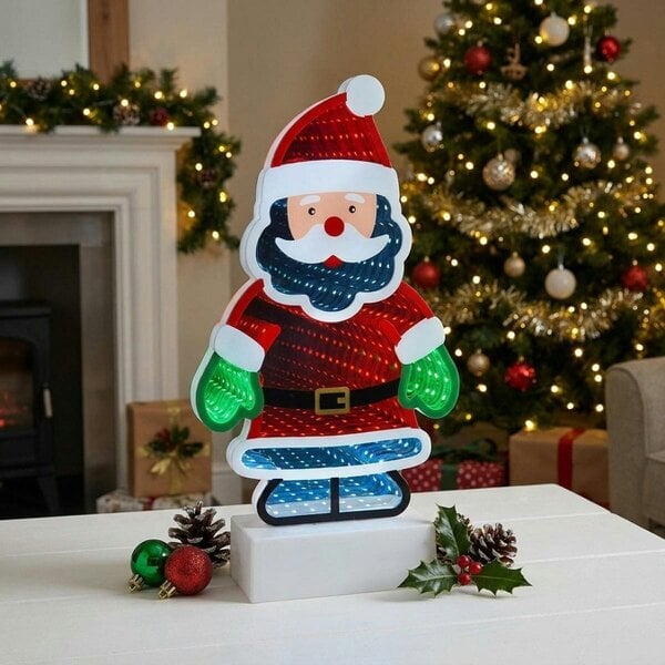 Garden Greatness Discover Festive Santa Infinity Light - V2