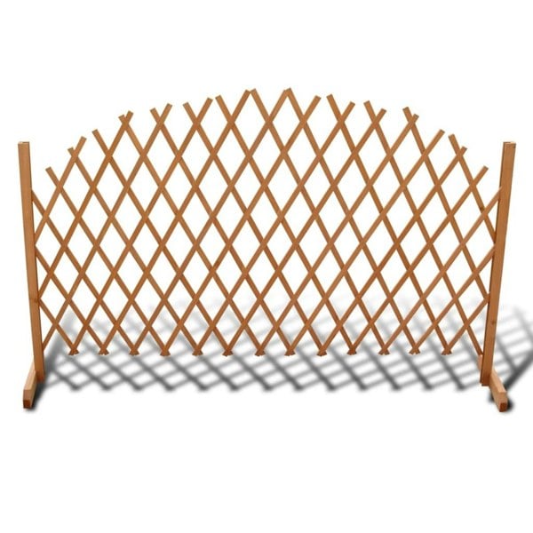 Berkfield Trellis Fence Solid Wood 180x100 cm