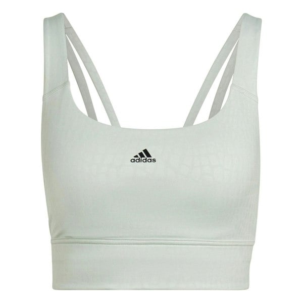 Adidas Womens/Ladies Powerimpact Medium Support Longline Training Sports Bra - Green