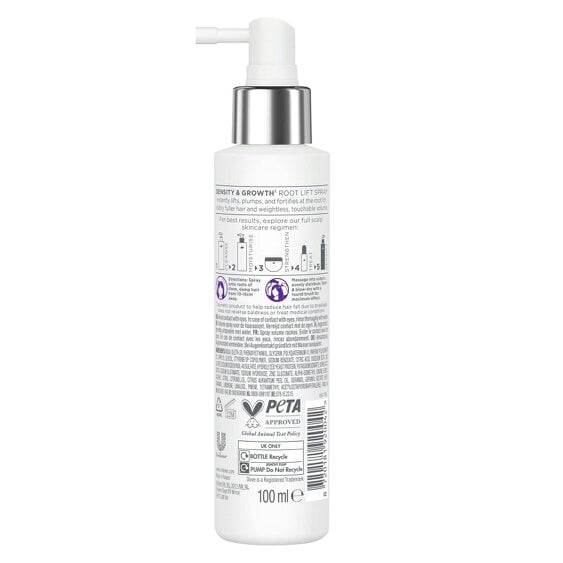 Dove Scalp+ Hair Therapy Hair Spray - Density & Growth Root Lift Spray, 12x100ml