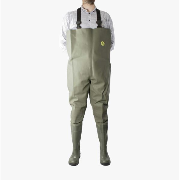 Amblers Safety TYNE Safety Waders in Green