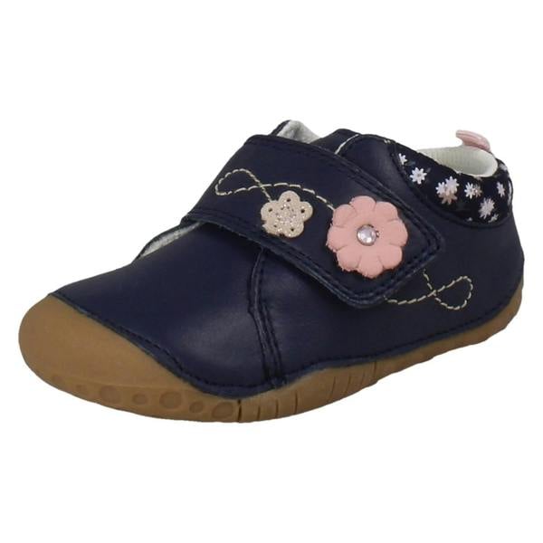 Start-rite Girls Startrite Floral Detail Pre-Walker Shoes Lila