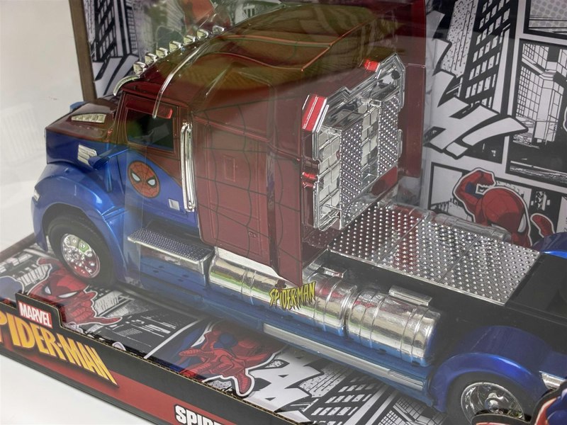 MCSlots Spiderman Western Star 57X 1:24 Scale Jada 35408