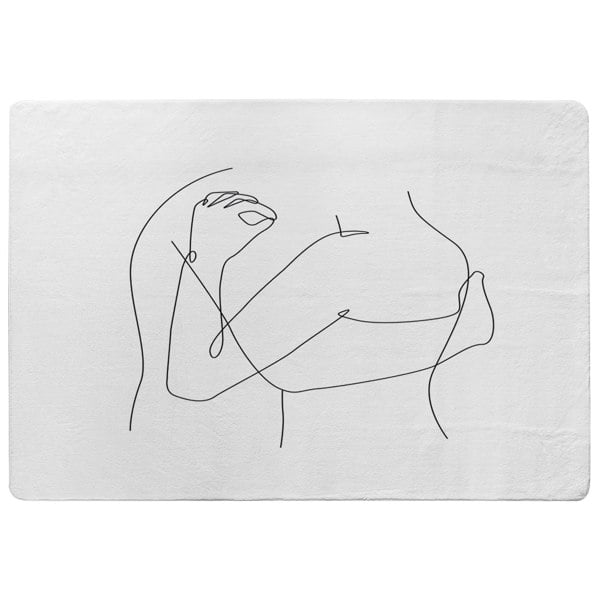 Benjamin Tate Design line art hug (Rug)