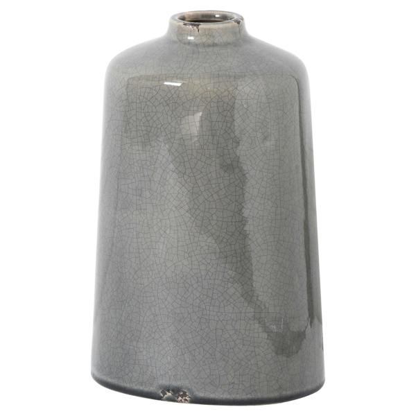 Hill Interiors Garda Liv Glazed Vase - Grey - 