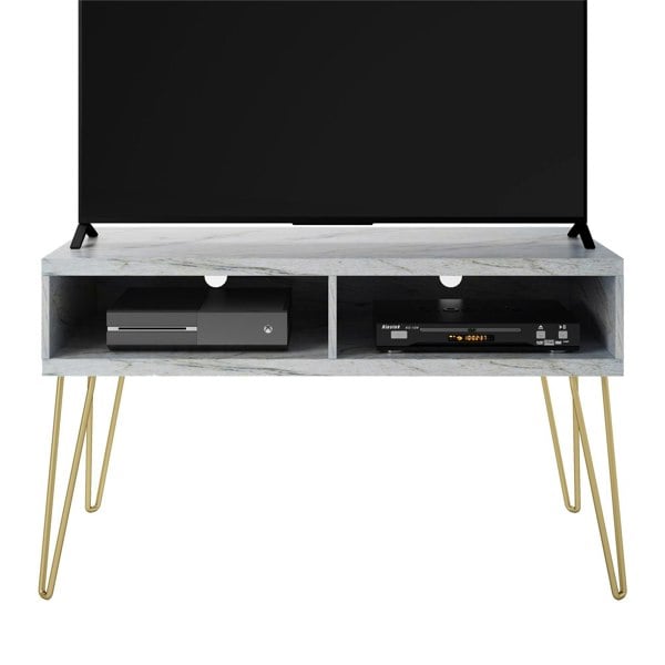 Dorel Home Novogratz Athena TV-Stand White Marble
