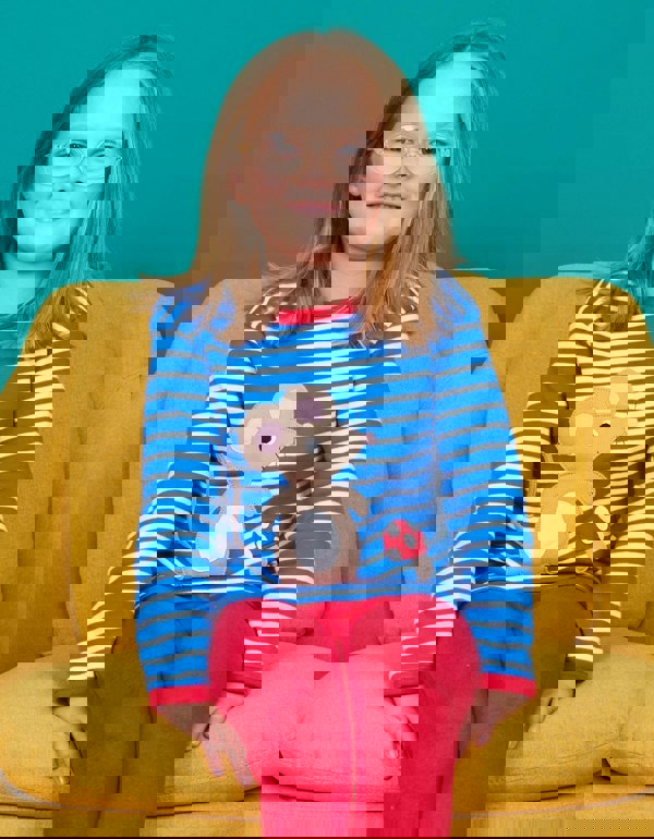 Organic Mouse and Mushroom Applique T-Shirt - Toby Tiger UK Retail