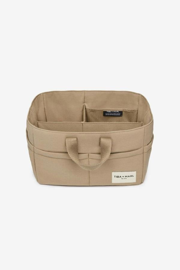 Tiba + Marl T+M Canvas Organiser Caddy / Pocket Tote Insert Desert