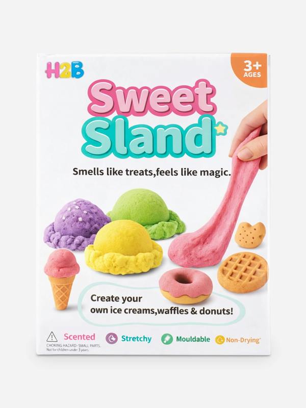H2B Toys Kids Sweet Sland Scented Sensory Sand Kit in Multicolour
