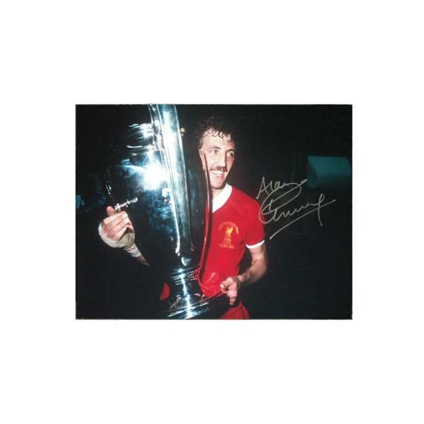Alan kennedy Signed Liverpool 1981 European Cup Final photo — Unframed