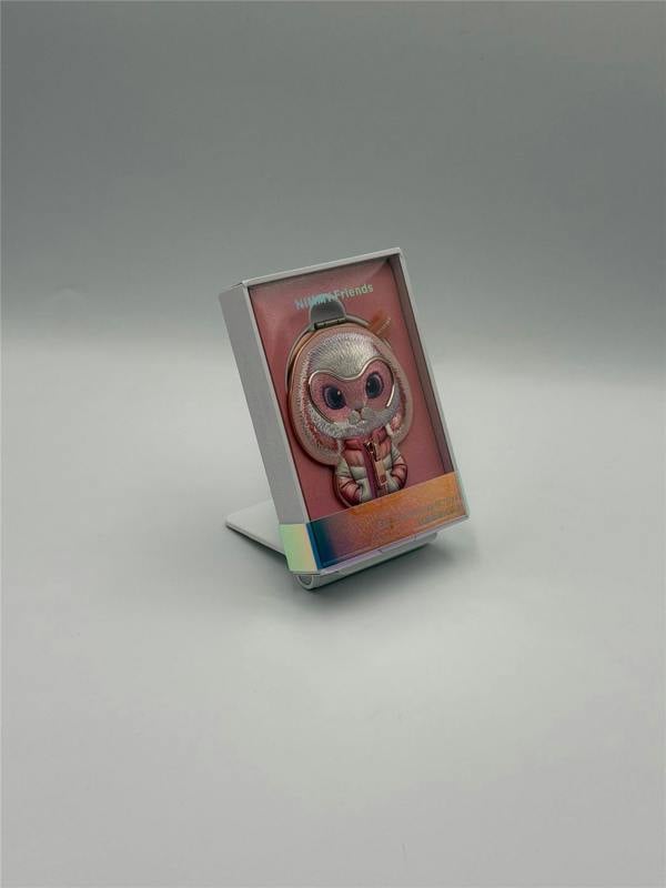 Nimmy Friends Nimmy Cool & Cute 2.0 Pink Rabbit Embroidery Magnetic Stand with MagSafe Pink - N-KM-BSZJ-030