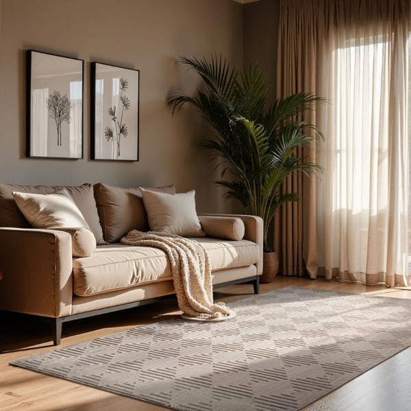 Hanse Home Perles Shortpile Tourmaline Cream Rug