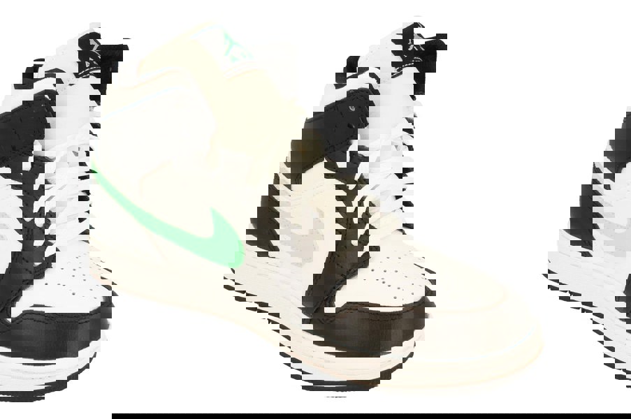 Nike Air Jordan 1 Mid Mens Trainers Dq8426  103 - White Green Glow Black 103 - Photo 3