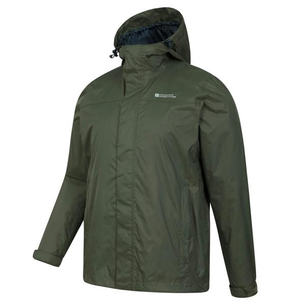 Mountain Warehouse Mens Torrent Waterproof Jacket - Khaki Green - 
