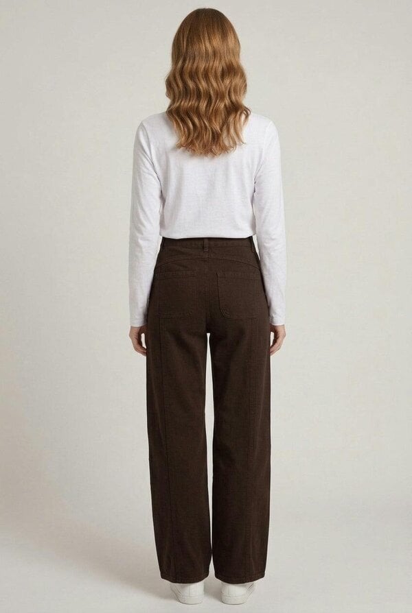 Izabel London High Waist Barrel Leg Jeans