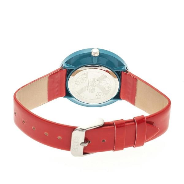 Crayo Prestige Unisex Watch - Teal/Red - CRACR3107