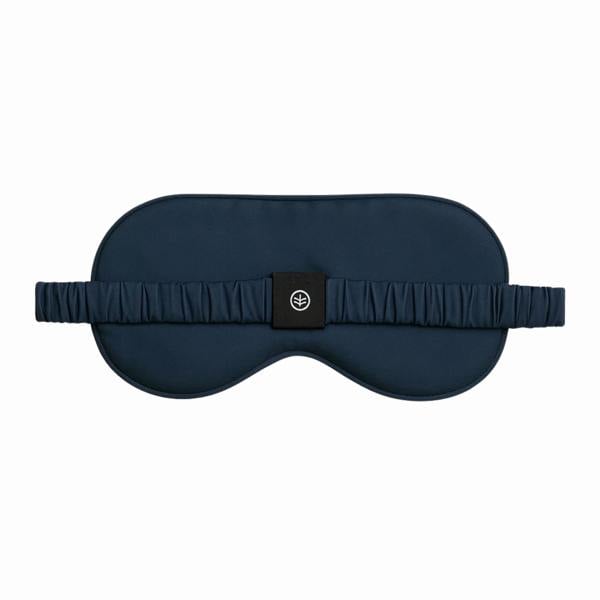 Ethical Bedding Essential Silk Sleep Eye Mask in Navy (Eucalyptus Silk)