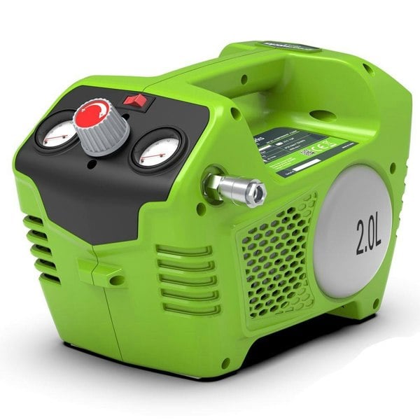 Greenworks 24V Cordless Air Compressor Excludes Battery and Charger