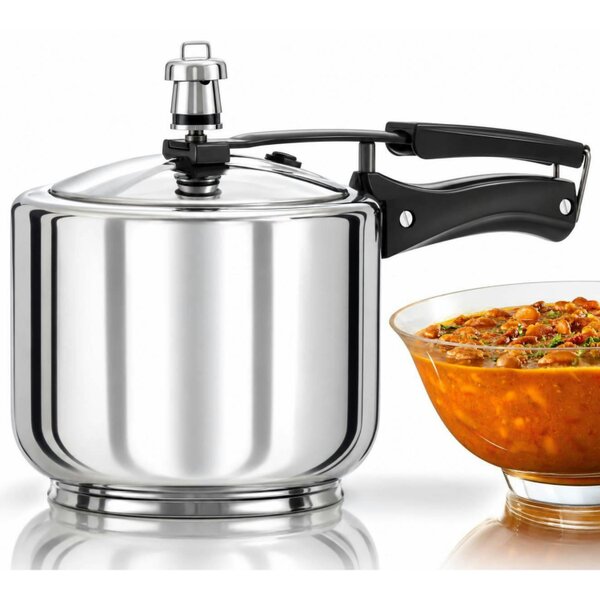 Dyzi 3L Stainless Steel Inner Lid Pressure Cooker Induction Compatible