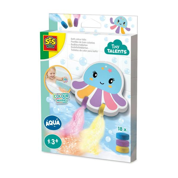 Bath Colour Tabs 18 pcs - Colour Mixing Octopus