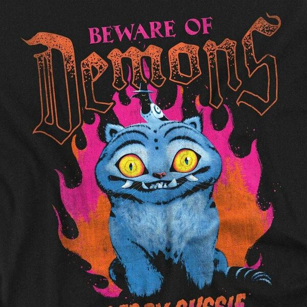 K-Pop Demon Hunters Womens/Ladies Band Derpy & Sussie Oversized T-Shirt - Black