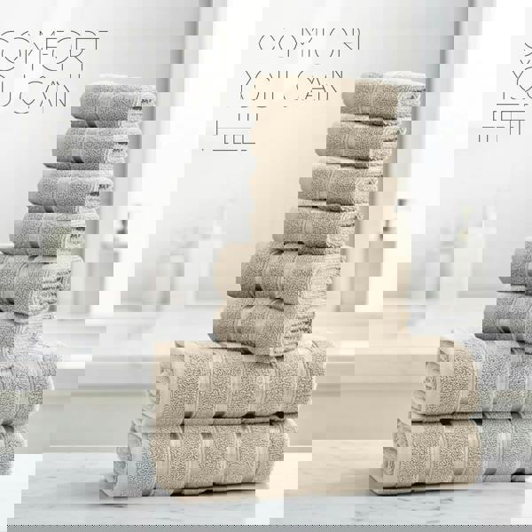 Smart Living Boston 8 PCS Towel Bale Set - Beige