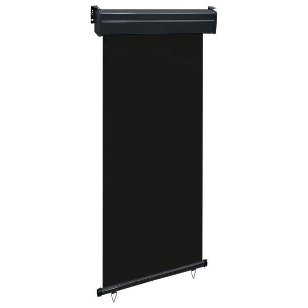 Berkfield Balcony Side Awning 105x250 cm Black