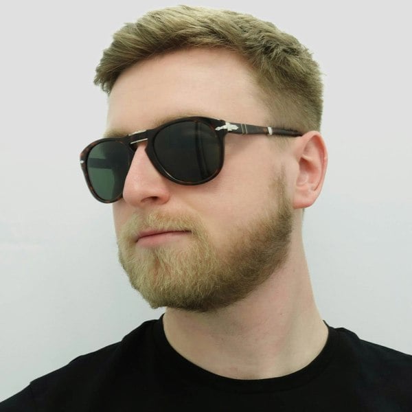 Persol Sunglasses PO0714 24/31 Havana Green Folding 52mm