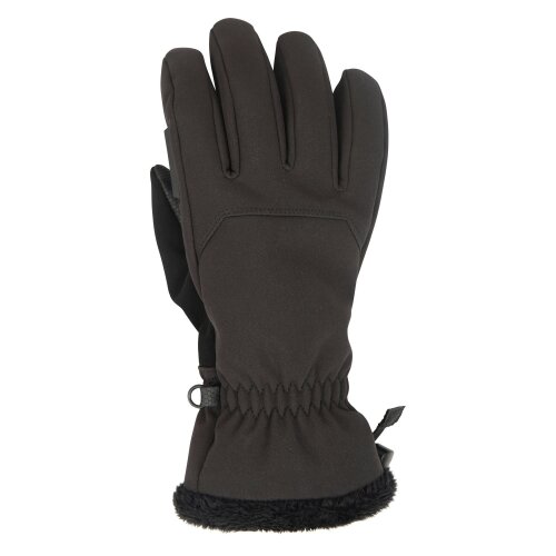 Mountain Warehouse Womens Escalade Waterproof Softshell Ski Gloves - Black