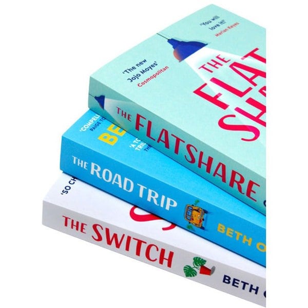 Beth O'Leary 3 Book Set The Road Trip, The Switch, The Flat Share