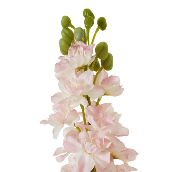 Wyld Haus Set of 3 Artificial Flowers Pink Elatum Delphinium Stem
