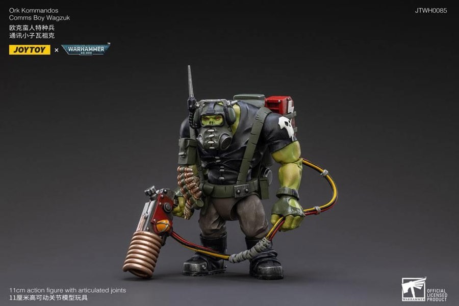 Joy Toys Warhammer 40K Ork Kommandos Comms Boy Wagzuk 1:18 Scale Joy Toy JT2979