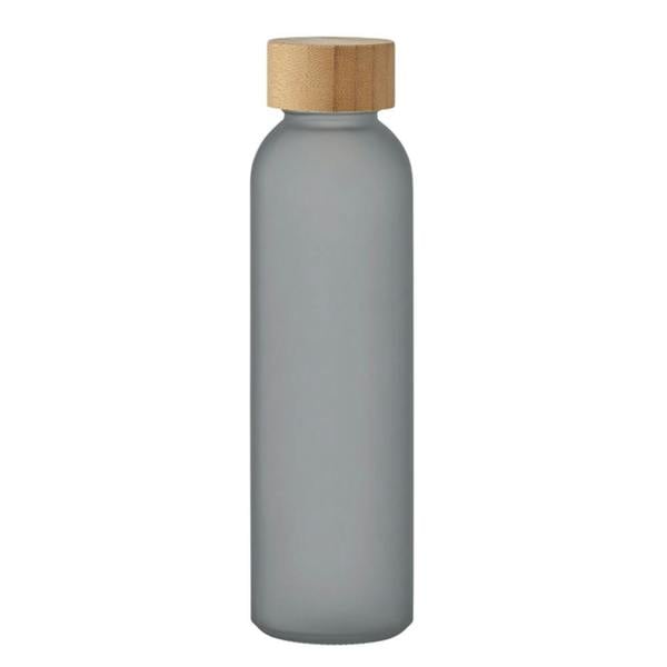 MidOcean Abe Frosted Bamboo 500ml Bottle - Transparent Grey - 